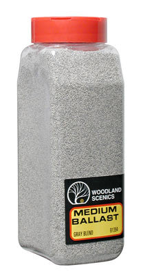 Woodland Scenics Ballast Medium Gray Blend 32 oz    (WOOB1394)