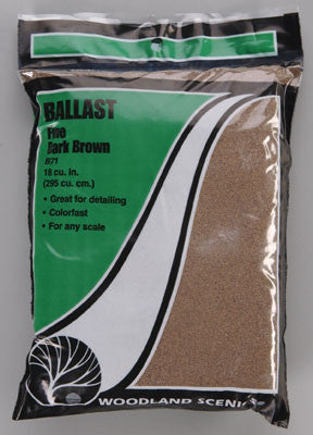 Woodland Scenics Ballast Fine Dark Brown (WOOB71)