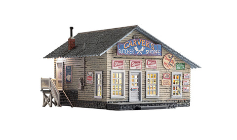 Woodland Scenic Carver's Butcher Shoppe - HO Scale  (WOOBR5068)