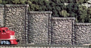 Woodland Scenics Random Stone Retaining Walls (6) (WOOC1161)