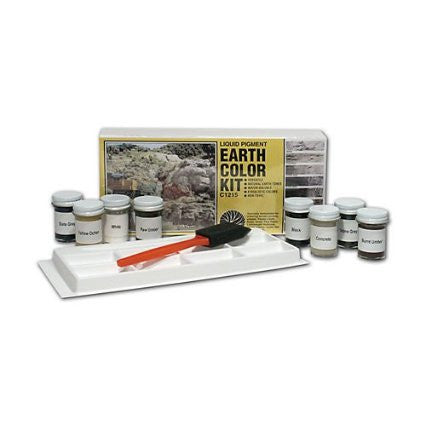 Woodland Scenics Earth Color Kit 8 Colors 1 oz (WOOC1215)