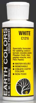 Woodland Scenics Earth Color White 4 oz (WOOC1216)