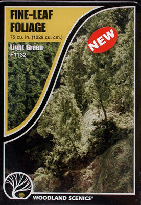 Woodland Scenics Fine Leaf Foliage Light Green (WOOF1132)