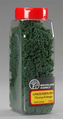 Woodland Scenics UNDERBRUSH SHKR DK GRN (WOOFC1637)