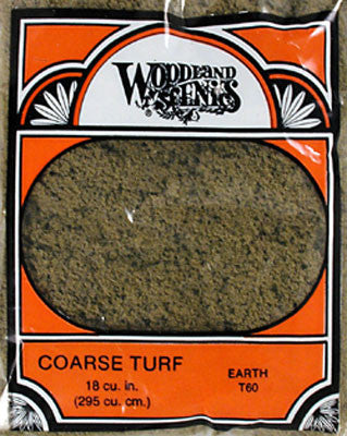 Woodland Scenics Turf Coarse Earth 12 oz (WOOT60)