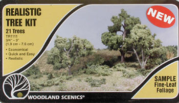 Woodland Scenics Tree Kits 3/4-3" (21) (WOOTR1111)