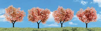 Woodland Scenics Flowering Trees 2 -3 (4)  (WOOTR3593)