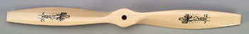 Zinger Propeller  WOOD 12 x 7 (ZIN606)