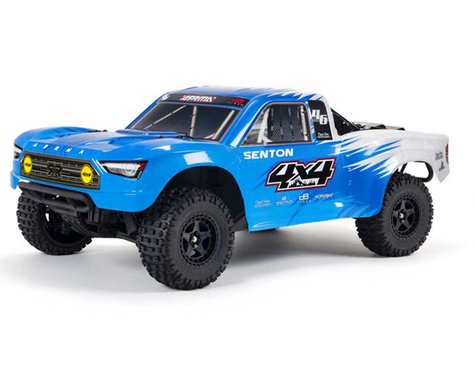 Arrma Senton 4x4 V3 550 Mega RTR 1/10 Short Course Truck (Blue) (ARA4203V3T2)