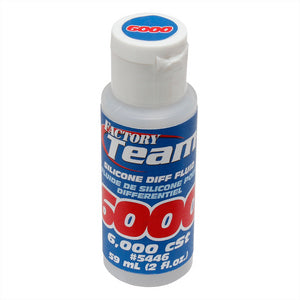 Team Associated Silicone Differential Fluid (2oz) (6,000cst)  (ASC5446)