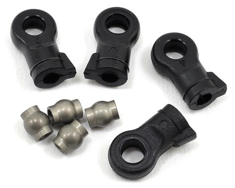 Team Associated 16mm Shock Rod End & Suspension Ball (4)  (ASC7237)