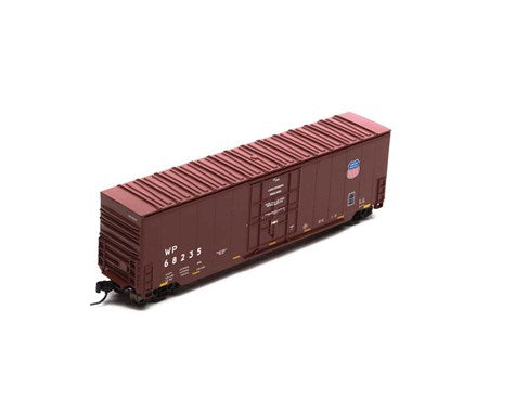 Athearn N 50' High Cube Plug Door Box, WP/UP Logo #68235  (ATH3780)