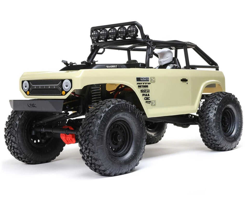 Axial SCX10 II Deadbolt RTR 4WD Rock Crawler (Tan) w/2.4GHz Radio  (AXI03025T2)