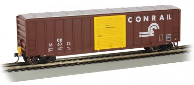 Bachmann Trains 50' OUTSIDE BRACED BOX CAR WITH FRED - CONRAIL #166313  (BAC14907)