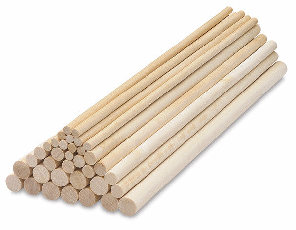 Balsa 1/4 x 36 Hardwood Dowel  (357)