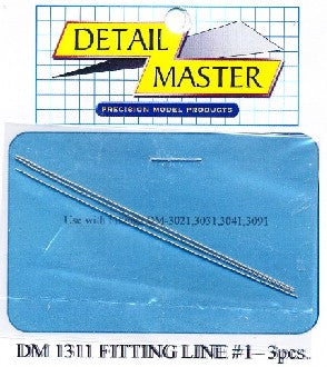 Detail Master Fitting Line #1 .020" (5pc) (DTM1311)