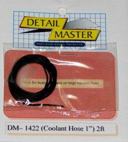 Detail Master Coolant Hose 1” Dia.-Black - 2f (DM-1422)