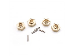 Axial SCX10 III 12mm Diameter Brass Wheel Hex Adaptor（DTS301009）