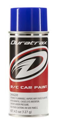 Duratrax Polycarb Spray Blue Flash 4.5 oz (DTXR4252)