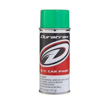 Duratrax Polycarb Spray Fluorescent Green 4.5 oz (DTXR4281)