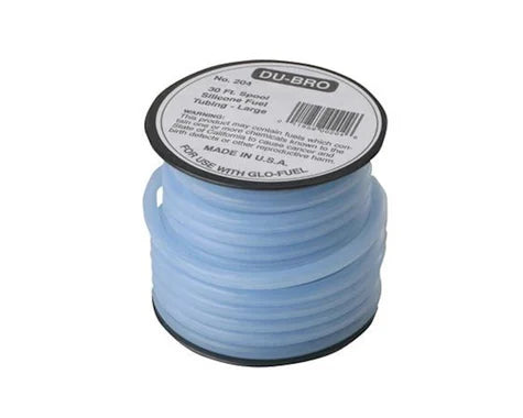 DuBro Large Silicone Fuel Tubing (Blue) (30')  (DUB204)