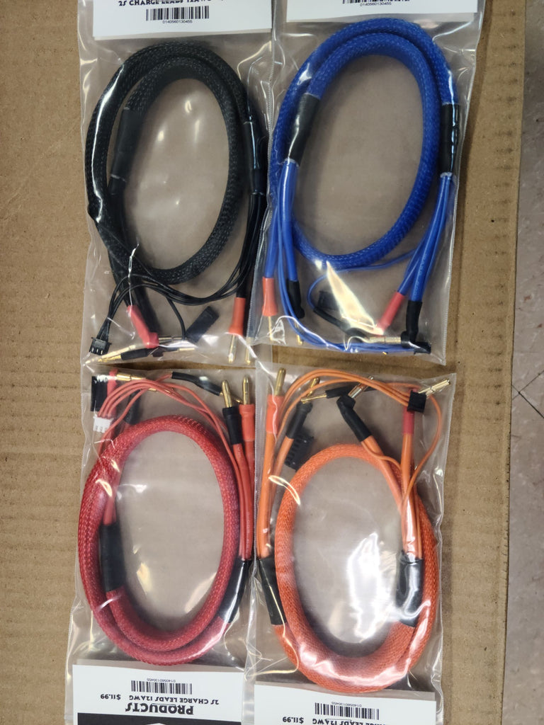 Hamilton Hobbies 2S Charge Leads 12AWG,4.0 (HAM130455)