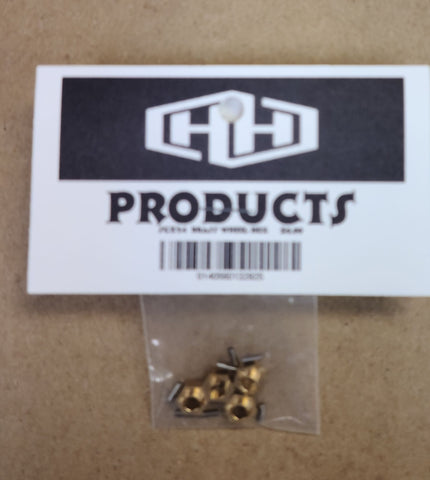 Hamilton Hobbies SCX24 Brass Wheel Hex Adapt  (HAM132925)