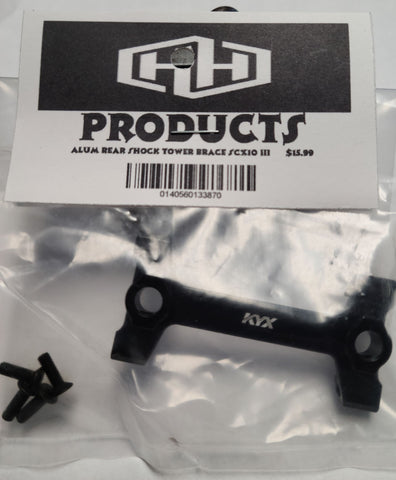 Hamilton Hobbies ALUM REAR SHOCK TOWER BRACE SCX  (HAM133870)
