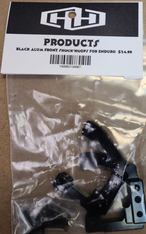 Hamilton Hobbies Black Alumunim Shock Hoops for Enduro   (HAM134067)