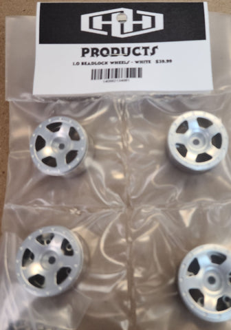 Hamilton Hobbies SCX24 STARFISH BEADLOCK - WHITE  (HAM134081)