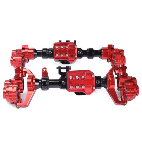 Hamilton Hobbies TRX4 CNC AXLE SET - Red  (HAM136052)