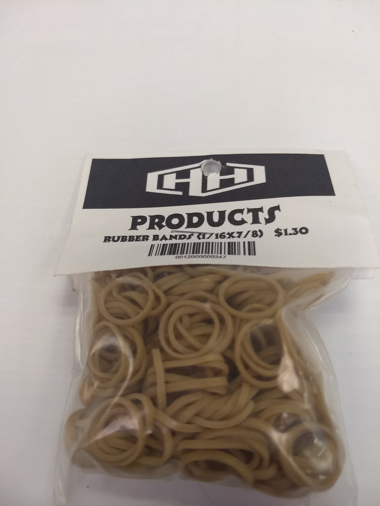 Hamilton Hobbies Rubber Bands 1/16 x 7/8   (HAM347)