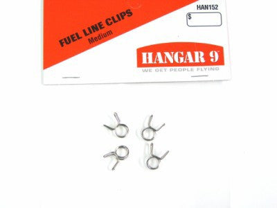 Hangar 9 Fuel Line Clips - Medium  (HAN152)