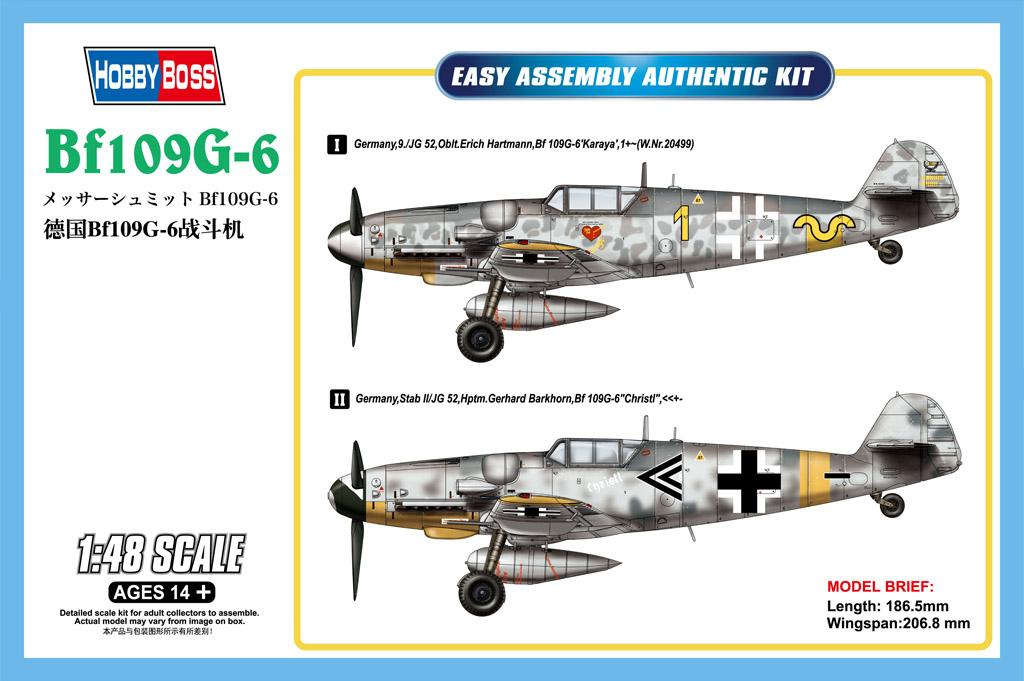 Hobby Boss 1:48 Hobby Boss Bf109G-6 EASY ASSEMBLY   (HBS81751)