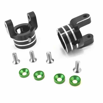 Hot Racing Black Aluminum C-Hub Scorpion  (SCP1901)