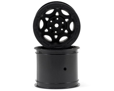 JConcepts 12mm Hex Tense 2.2" Stampede/Rustler Electric Rear Wheel (2) (Black)  (JCO3336B