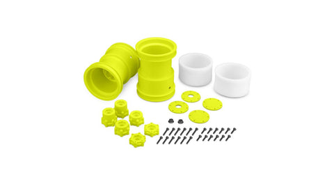 JConcepts Tribute 2.6 x 3.6" Monster Truck Wheel with Adapters (JCO3377Y)
