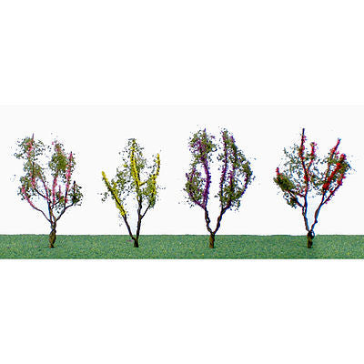 JTT Scenery Products Flower Trees, 4Color .75-1"(48)  (JTT95503)