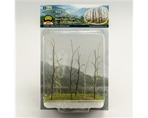 JTT Scenery Woods Edge Trees, Bare 4-5.5" (8)  (JTT95630)