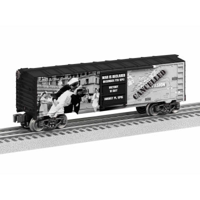 Lionel O-27 Kiss the War Goodbye Boxcar   (LNL1938210)