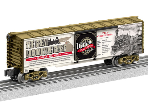 Lionel THE GREAT LOCOMOTIVE CHASE 160TH ANNIVERSARY BOXCAR  (LNL2238020)
