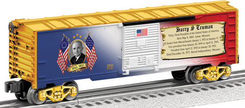 Lionel Presidential Series Harry S. Truman (blue, white, red, gold) (LNL625933)