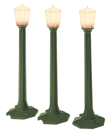 Lionel Classic Street Lamps - Green - 3 Pack  (LNL629247)