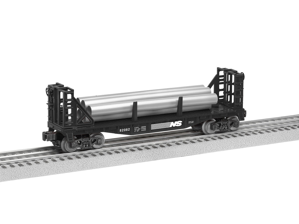 Lionel Norfolk Southern Flatcar with Bulkheads (LNL682082)