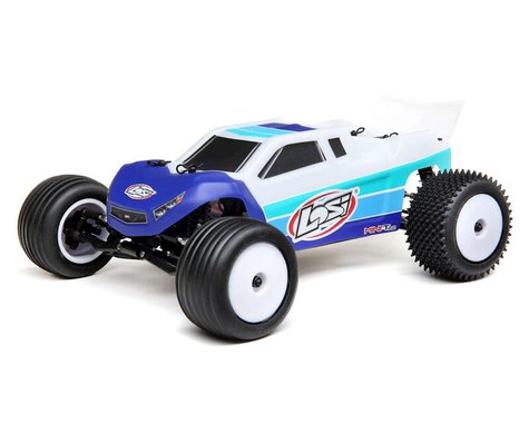 Losi Mini-T 2.0 1/18 RTR 2WD Brushless Stadium Truck (Blue) (LOS01019T2)