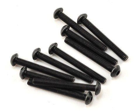 Losi M3x25mm Button Head Screws (10)  (LOS235024)