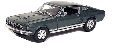 Maisto 1967 Ford Mustang GTA Fastback (Metallic Green)  (MAI31166GRN)