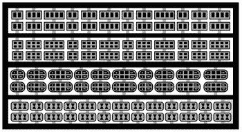 Model Car Garage 1/24-1/25 Power Window Switches (Photo Etch) (MCG-2063)