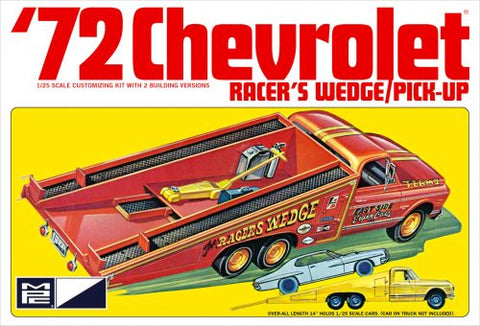 MPC 1972 CHEVY RACER'S WEDGE PICK UP 1:25 SCALE MODEL KIT  (MPC885)