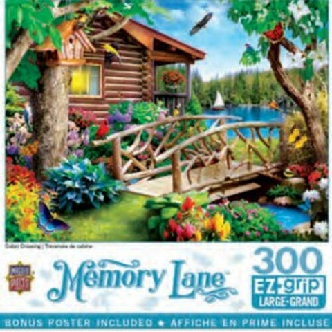 Memory Lane: Cabin Crossing EzGrip Puzzle (300pc) Masterpieces Puzzles  (MST32234)